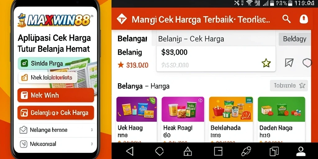 Tampilan antarmuka aplikasi MAXWIN88 untuk fungsi Cek Harga.